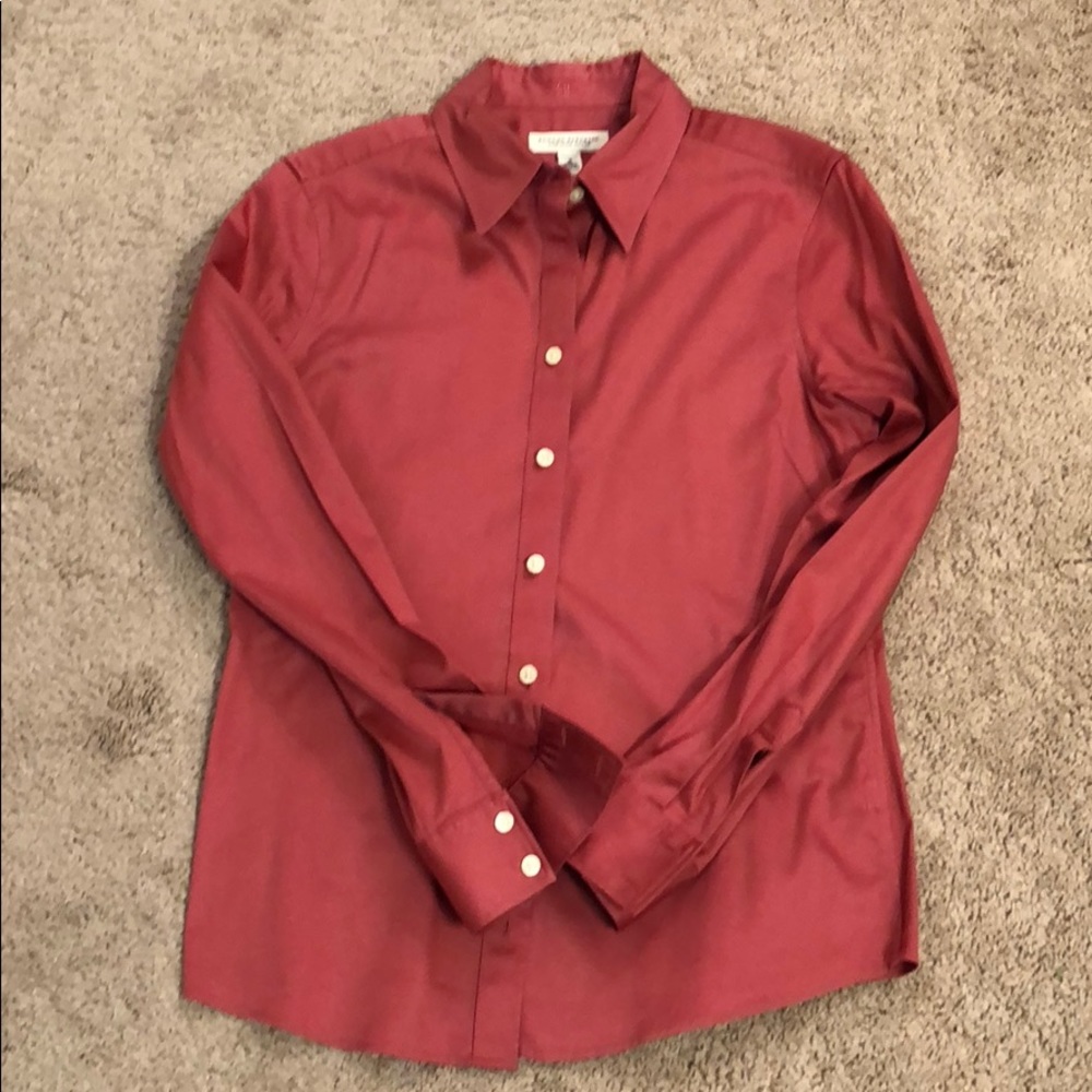 Banana Button down, like new, size 10 stretch